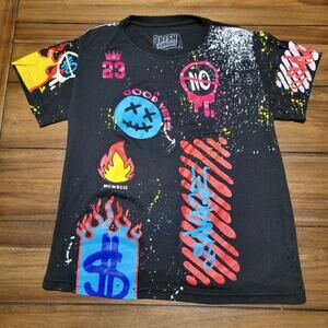 Fresh Laundry Youth Black 'Savage Good Vibes' Tee - M